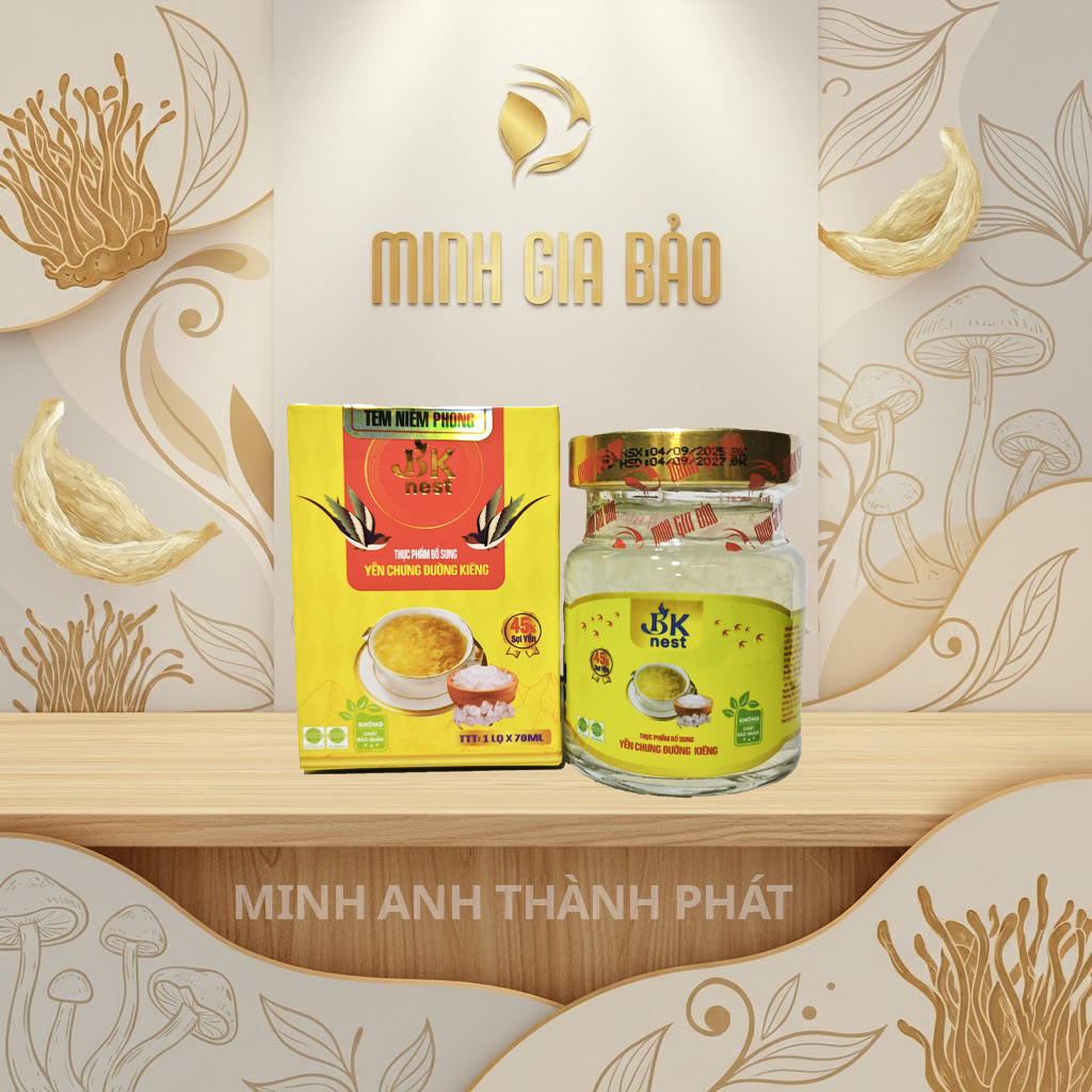 Yến chưng đường kiêng 45%