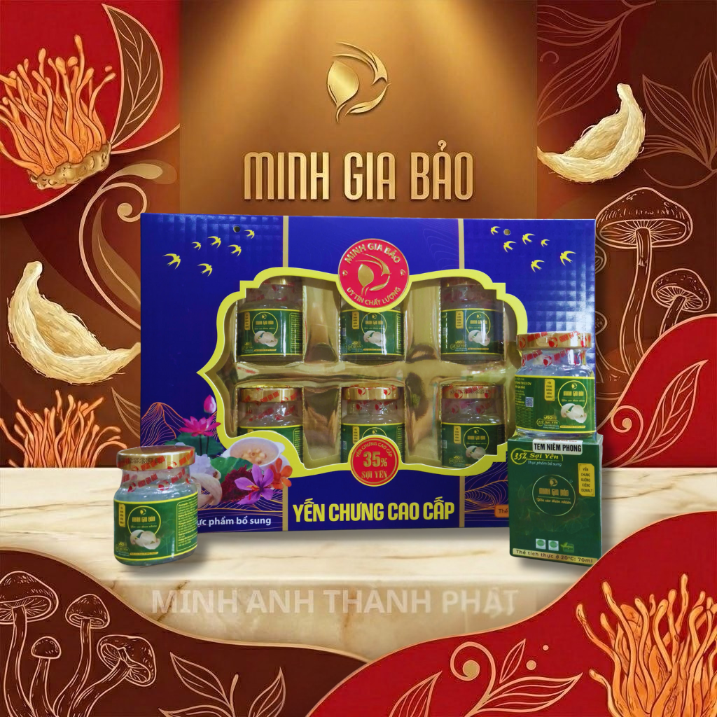 Xách 6 Yến chưng đường kiêng 35%