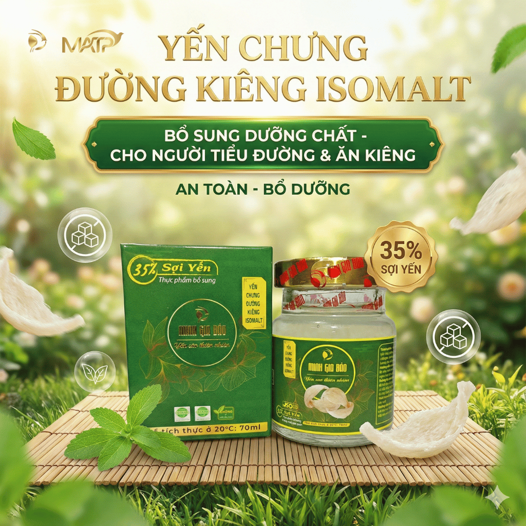 Yến chưng đường kiêng 35%