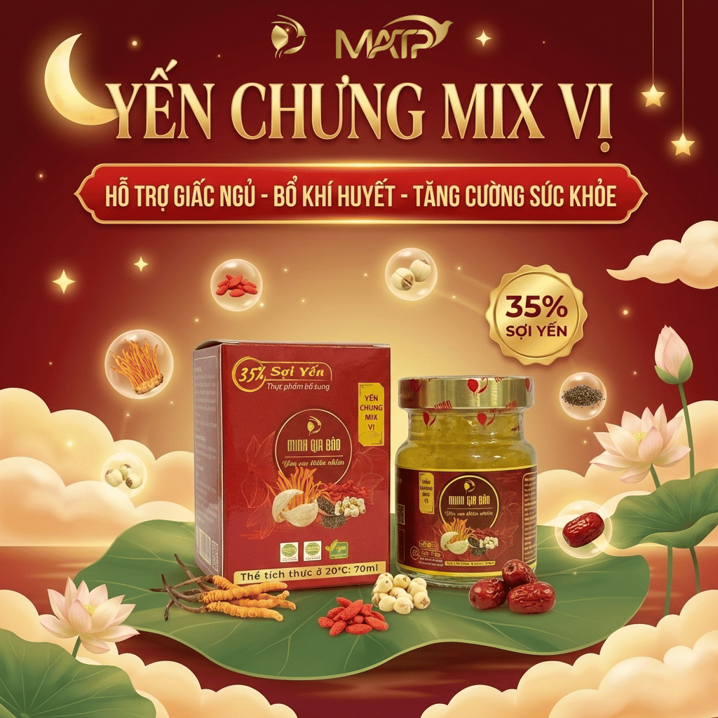 Yến chưng mix vị