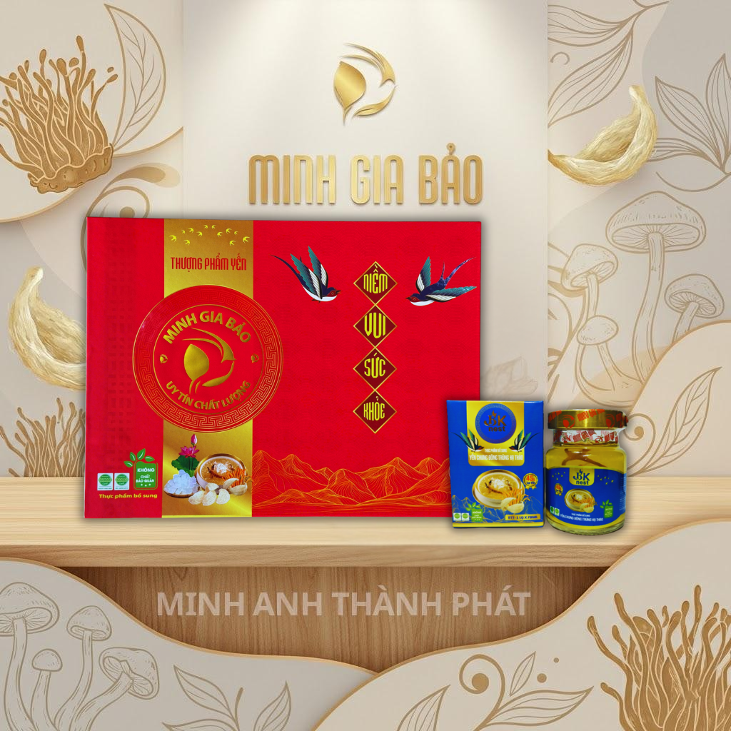 Xách 10 Yến đông trùng hạ thảo 45%