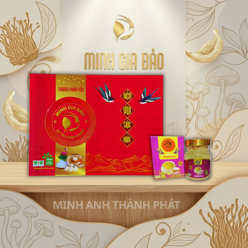 Xách 6 Yến chưng hạt sen 45%