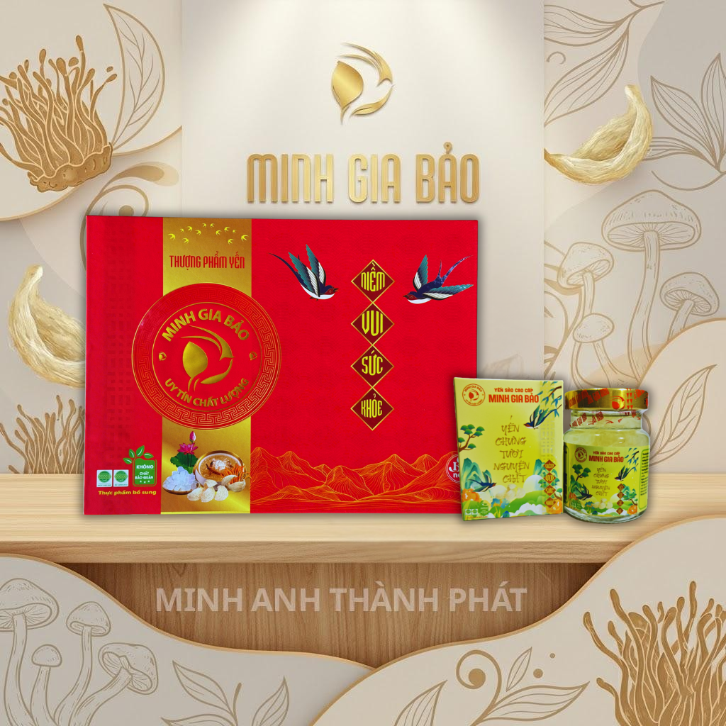 Xách 10 Yến chưng tươi nguyên chất 100%